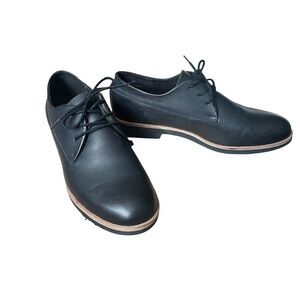 Softwalk Black Leather Oxford Shoes – Women’s Size 9 Tie Loafers